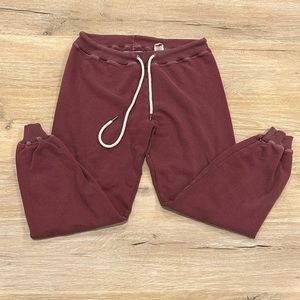 THE GREAT. Maroon Lounge Set